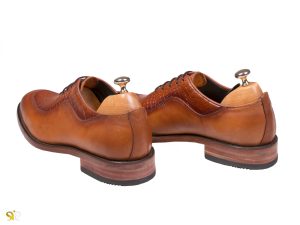 پاشنه و زیره چرمی کفش مردانه سی سی مدل گلبرگ - کفش تبریز