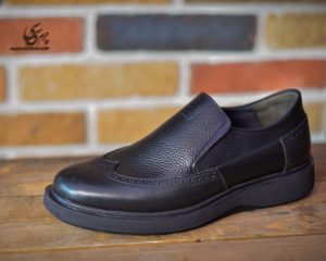 کفش مردانه مدل پاما بی بند مشکی - 1