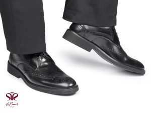 کفش چرم سبک مردانه مدل بتا رنگ مشکی 6