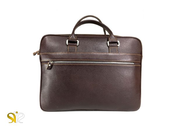 کیف دستی چرم اداری سی سی مدل دابلز - کیف اداری