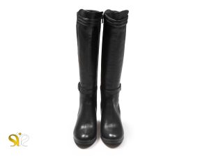 بوت چرم زنانه مدل ناندی با ساق بلند 27 سانتی متری - کفش سی سی