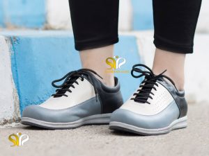 مدل کفش اسنیکر دخترانه سفید مدل کاریان سی سی - کفش اسپرت سی سی