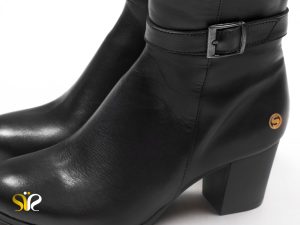 پاشنه پهن 7 سانتی متری چکمه ساق بلند زنانه مدل ناندی