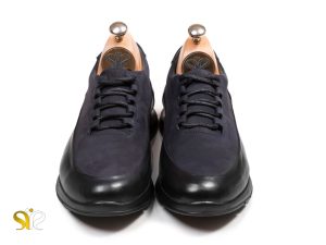 کفش اسنیکر پسرانه سرمه ای مدل جونیور سی سی