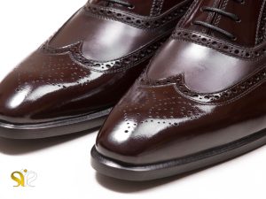 کفش هشت ترگ مجلسی آذین رنگ قهوه ای