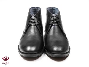 نیم بوت مردانه مناسب برای استایل رسمی مدل سوارز مشکی
