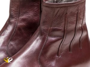 نیم بوت چرم مردانه مدل سنسی