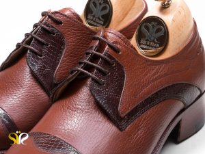 کفش چرم ترکیبی مردانه مدل استیون
