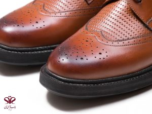 کفش هشترگ مردانه مدل پاما عسلی بنددار
