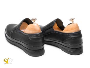 کفش تبریز مدل جورجیا بی بند مشکی