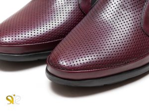 کفش مردانه طبی با رویه سوراخکاری شده مدل جورجیا