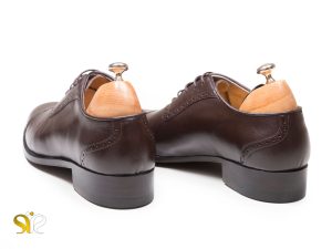کفش چرم تبریز مدل پاناما طرح آکسفورد سی سی