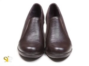 چرم کفش زنانه تبریز مدل لرکس قهوه ای