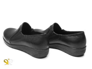 کفش تخت لژدار زنانه مدل اوکیا مشکی