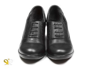 کفش زنانه برای اداره مدل لرکس مشکی بنددار