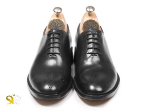 کفش سی سی مدل آرگون مات مشکی ساده بنددار