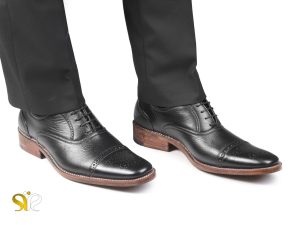 کفش مجلسی تمام چرم مردانه مدل پلاتو