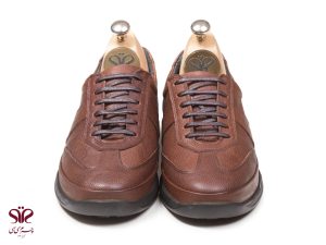 کفش مردانه بنددار مدل پلیسر عسلی