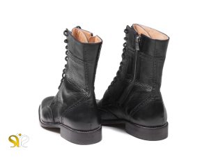 دوخت سفارش پوتین مردانه چرمی مدل شکسپیر