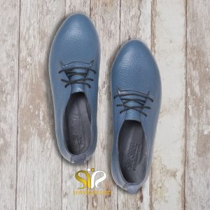 کفش تخت زنانه رنگ آبی مدل روکا