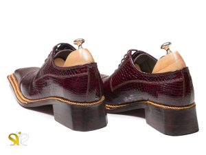 کفش دامادی پاشنه بلند چرم مدل پریمو سی سی