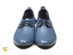 کفش دخترانه چرم تبریز مدل روکا آبی