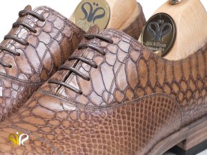 کفش مجلسی مردانه با چرم گاوی طرح ماری مدل مایکل