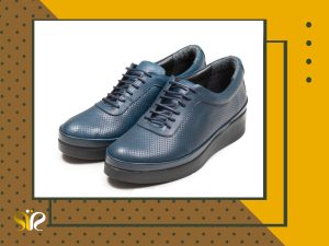 دیلا کفش زنانه لژدار رنگ آبی