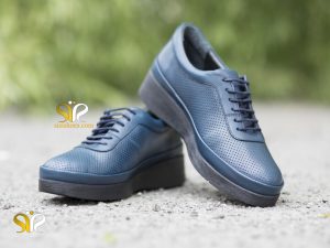 عکس کفش زنانه رنگ آبی مدل دیلا