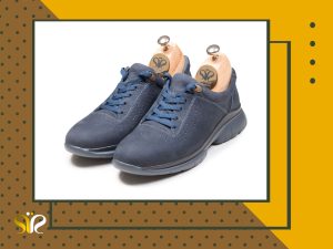 کفش اسنیکرز مردانه چرم نابوک مدل لسکون - 1