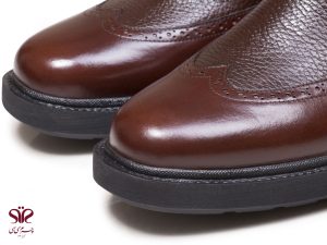 کفش هشترگ مردانه مدل پاما بی بند قهوه ای
