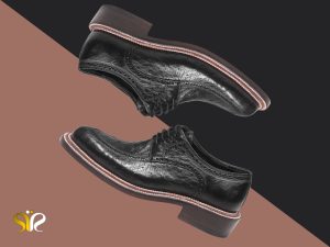 کفش چرم دست دوز تبریز مدل برلیان وی آی پی سی سی رنگ مشکی