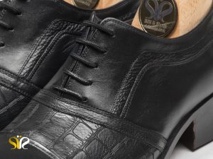 کفش چرم دستدوز افزایش قد مدل موناکو پلاس - 1