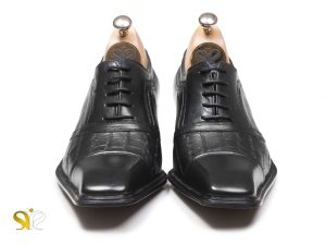 کفش چرم دستدوز افزایش قد مدل موناکو پلاس - 6