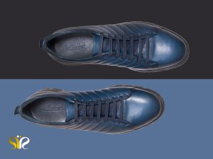 کفش اسنیکر رنگ سرمه ای مردانه