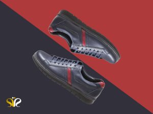 کفش اسنیکرز پسرانه سورمه ای مدل گلزار