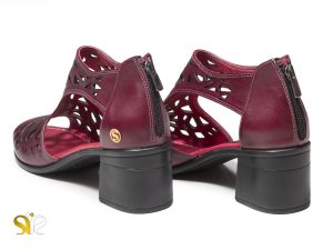 کفش زنانه مجلسی پاشنه پهن لاله