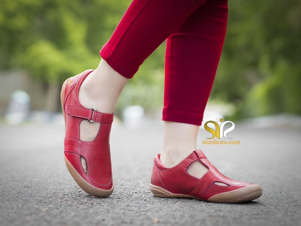 عکس مدل کفش دخترانه رنگ قرمز ثنا