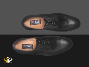 کفش چرم دستدوز مردانه مدل فاویو مشکی