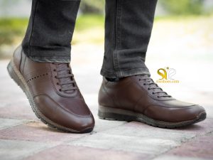 کفش اسپرت پسرانه قهوه ای