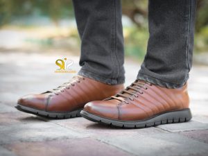 کفش اسپرت پسرانه چرم ایتالیایی