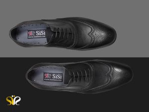 کفش هشت ترگ چرم مردانه مدل روتین