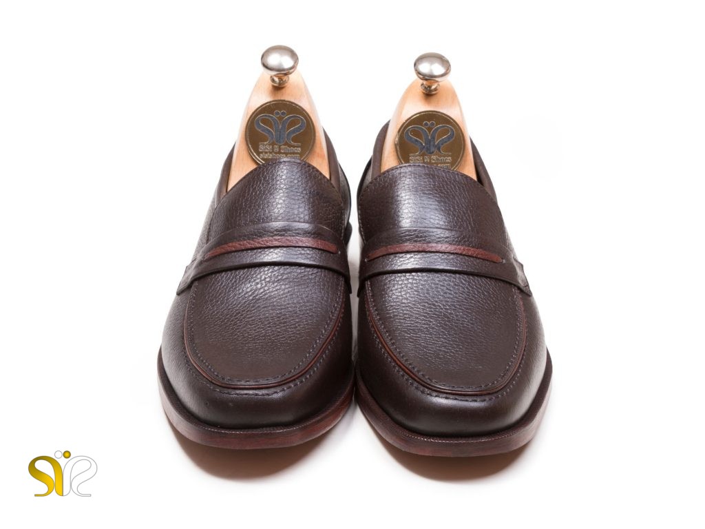 کفش مردانه با چرم مات شلینگ طرح لوفر