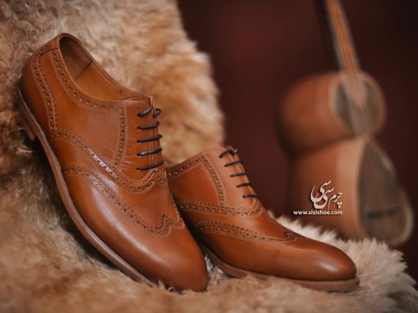 کفش دستدوز چرم مدل دلفا - تصویر 4