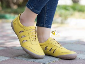 کفش سی سی مدل نگین رنگ زرد