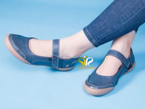 کفش دخترانه مدل رها رنگ سرمه ای