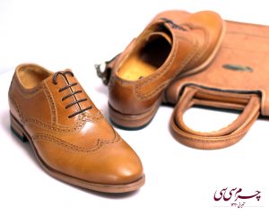 کفش مردانه مدل دلفا عسلی - 1