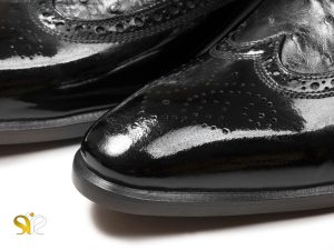 چرم ورنی کفش مردانه مجلسی