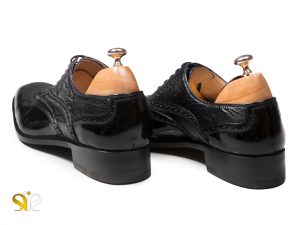 کفش چرم دستدوز مردانه مجلسی مدل ارس