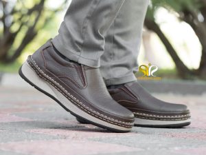 کفش چرم راحتی مردانه مدل واران